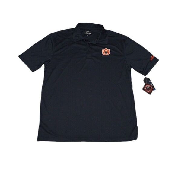 Colosseum Men's Large Auburn Tigers Polo Shirt New With Tags Short Sleeve - Picture 1 of 10